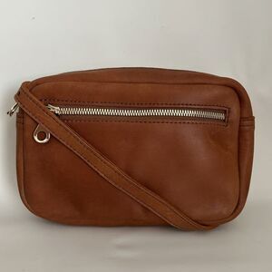 Parker Clay Mulu Crossbody Belt Bag Brown Leather Purse Womens Made in Ethiopia